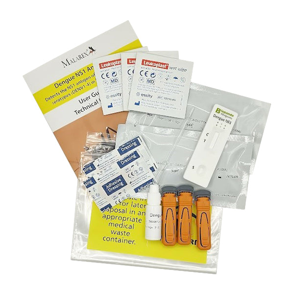 Dengue NS1 Antigen Test Kit - 3 tests and all accessories (currently only retailing on Amazon UK)