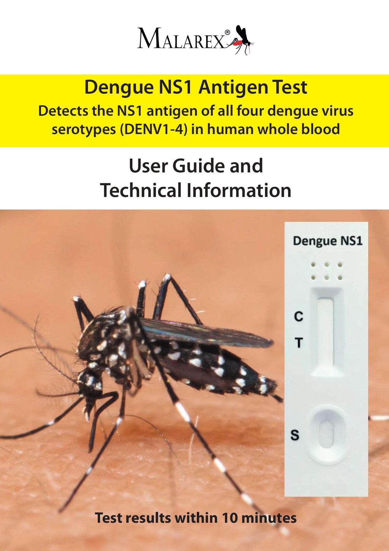 Dengue NS1 Antigen Test Kit - 3 tests and all accessories (currently only retailing on Amazon UK)